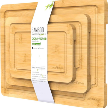Set of Three Bamboo Boards