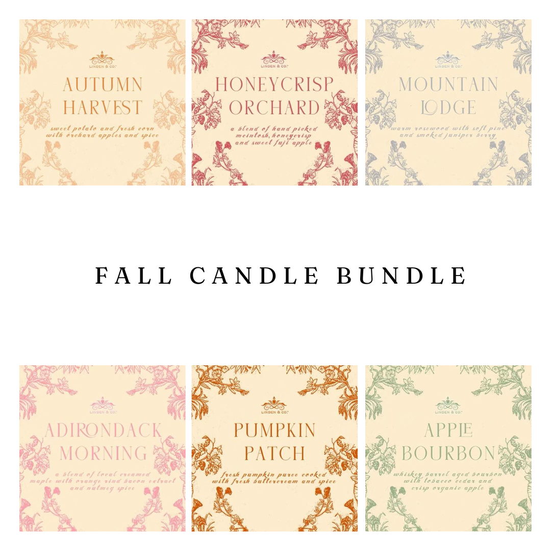 🍁 Fall Candle Bundle – 6 for $99  (Pre-Order) PICK UP ONLY