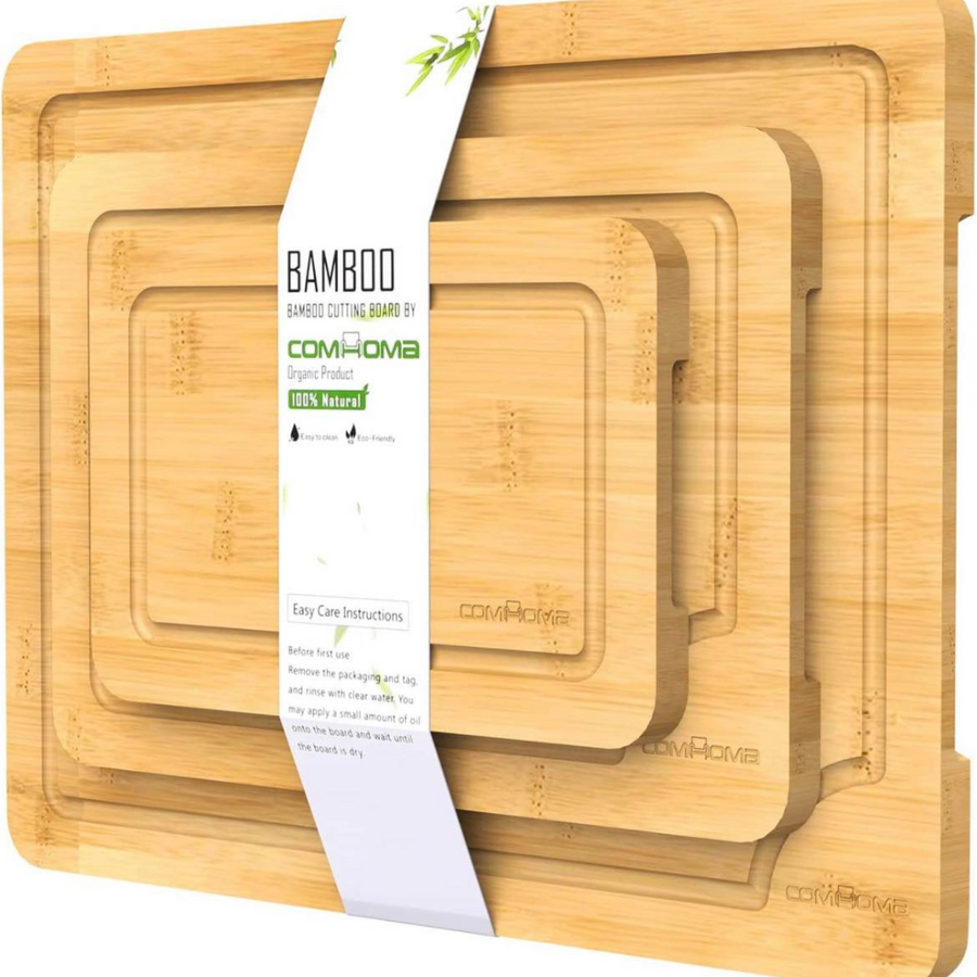 Set of Three Bamboo Boards