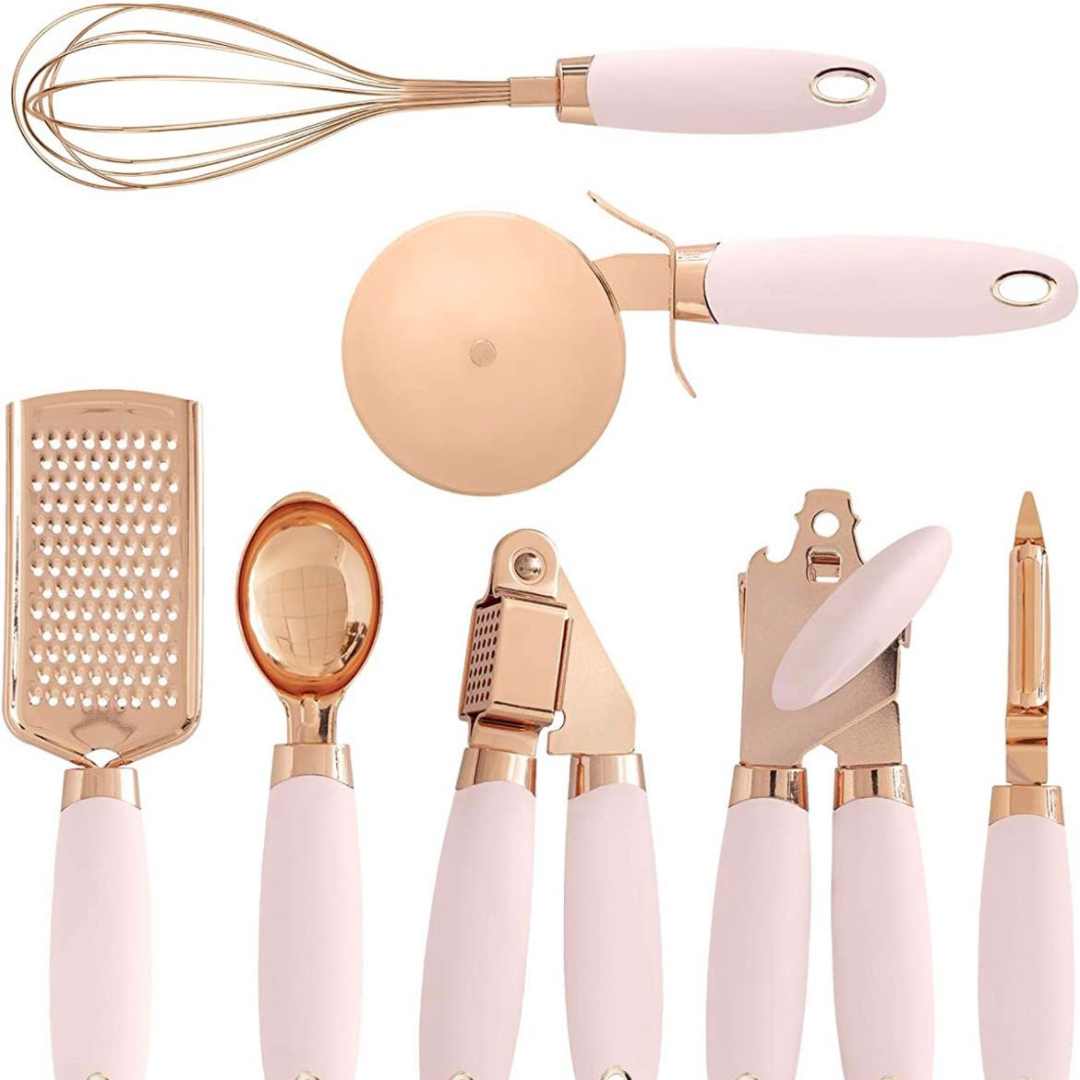 Pink Kitchen Tool Set