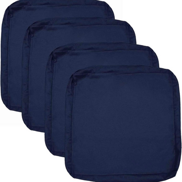 Outdoor Cushion Cushions-Navy Blue (4 Pack)