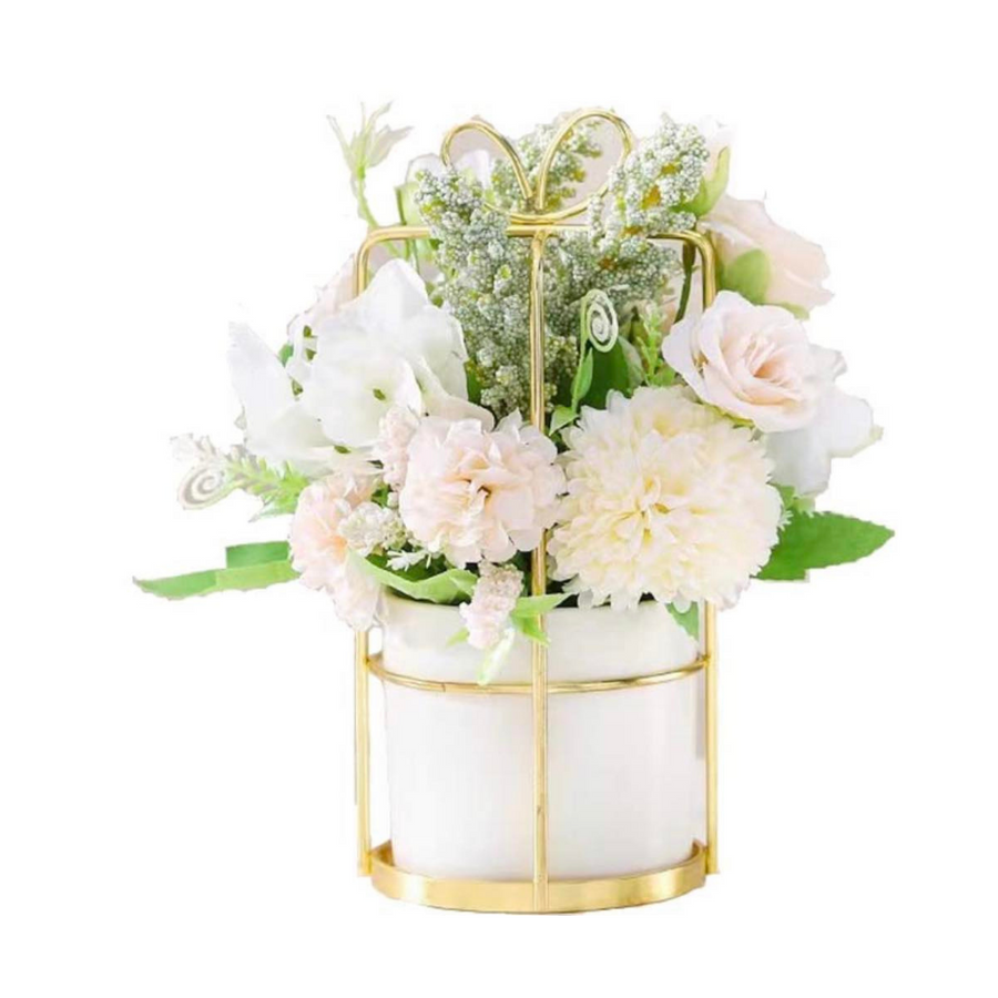 Floral Arrangement-White & Pink