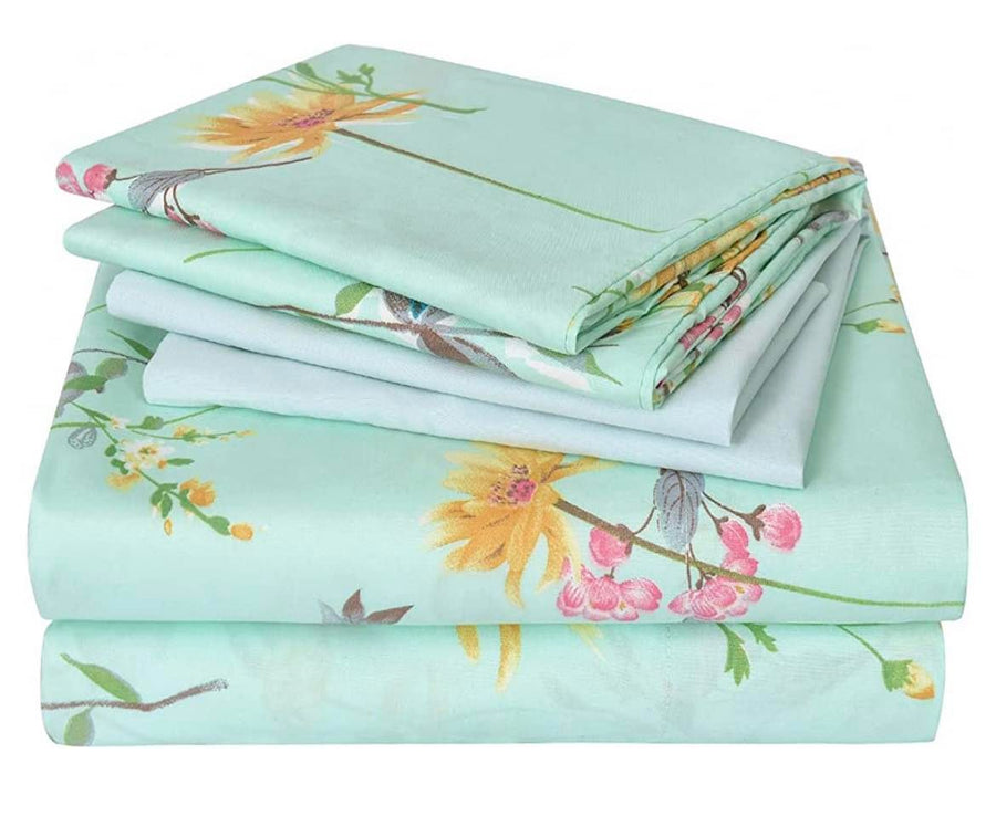 Linen Sheet Sets-Spring Flowers