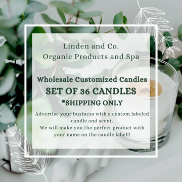 Customized Wholesale 36 Pack Candle Set *Shipping Only