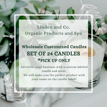 Customized Wholesale 24 Pack Candle Set *Pick Up Only
