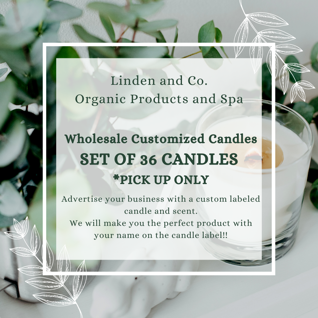 Customized Wholesale 36 Pack Candle Set *Pick Up Only