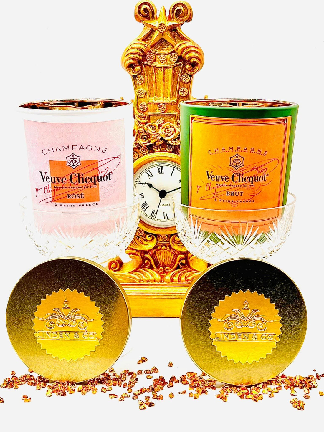 His and hers Designer lotion candle pair