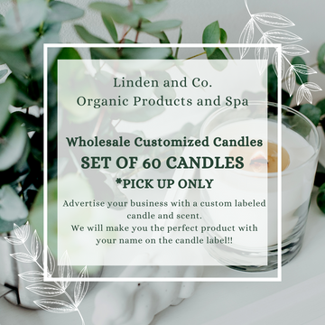 Customized Wholesale 60 Pack Candle Set *Pick Up Only