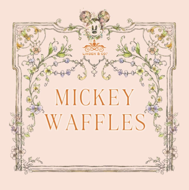 Mickey Waffles Candle