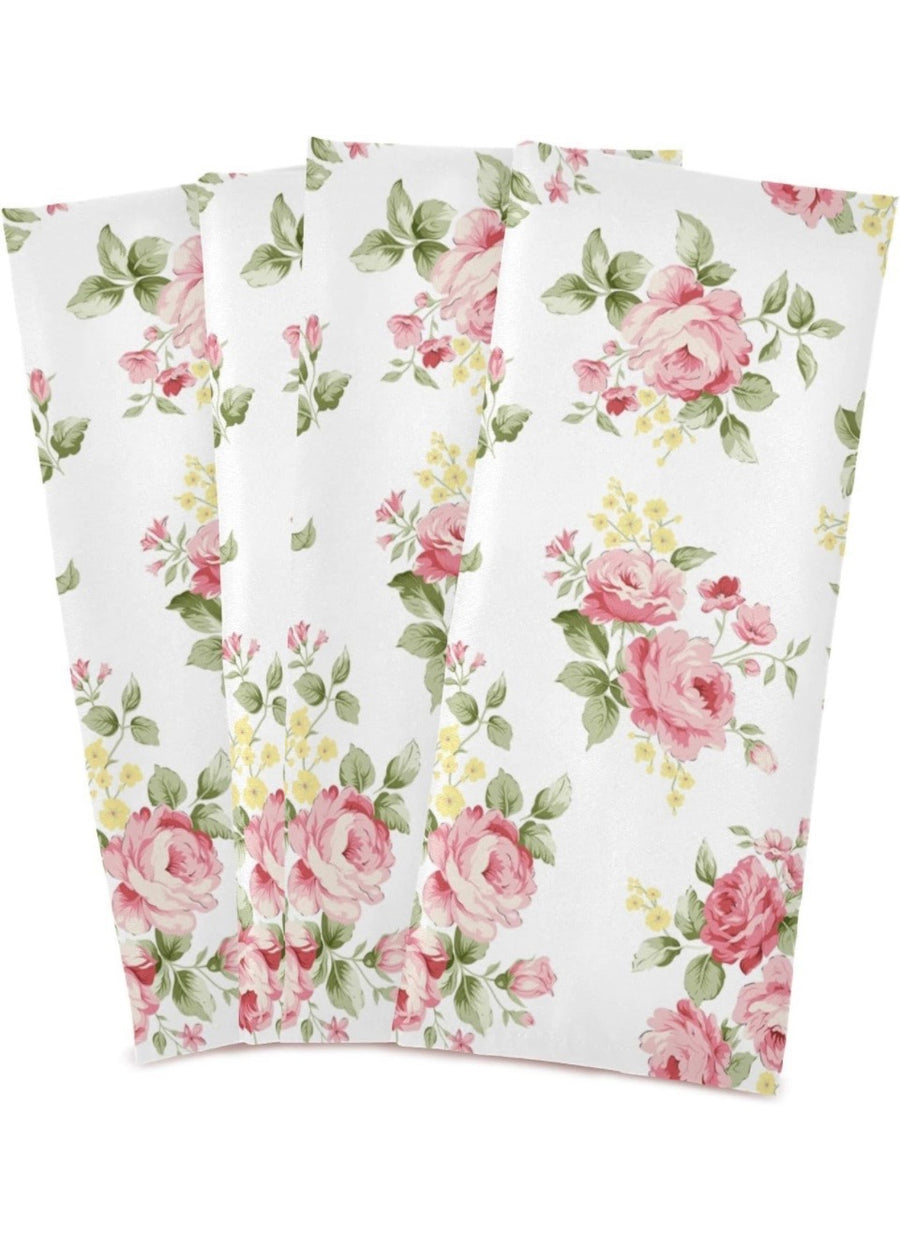 Rose Garden Dish Towel Set - Set of 4