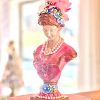 Custom crafted Victorian bust statue