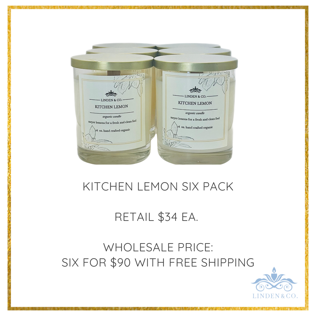 Kitchen Lemon Candle-6 Pack