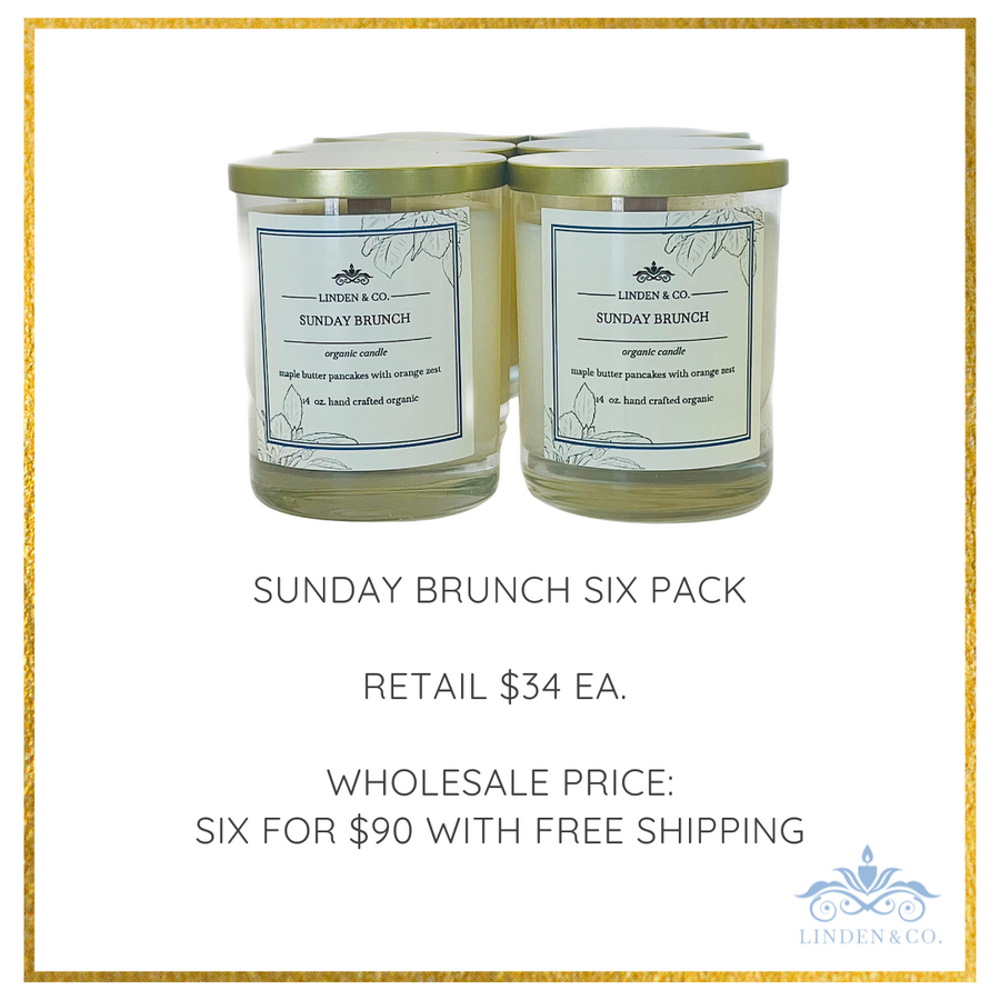 Sunday Brunch Candle-6 Pack