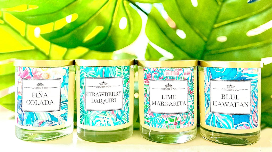 Lime Margarita Tropical Candle (4 Pack)