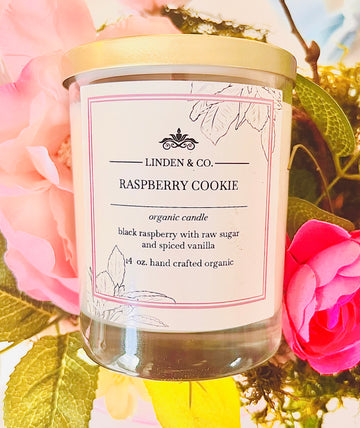 Raspberry Cookie Candle