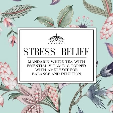 Stress Relief essential lotion crystal candle